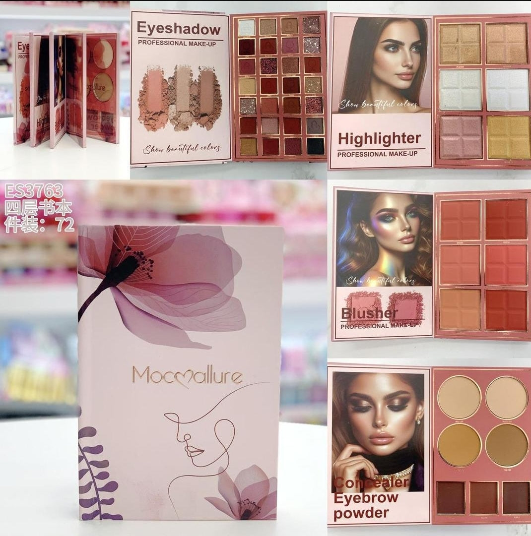 High coverage multicolour makeup kit